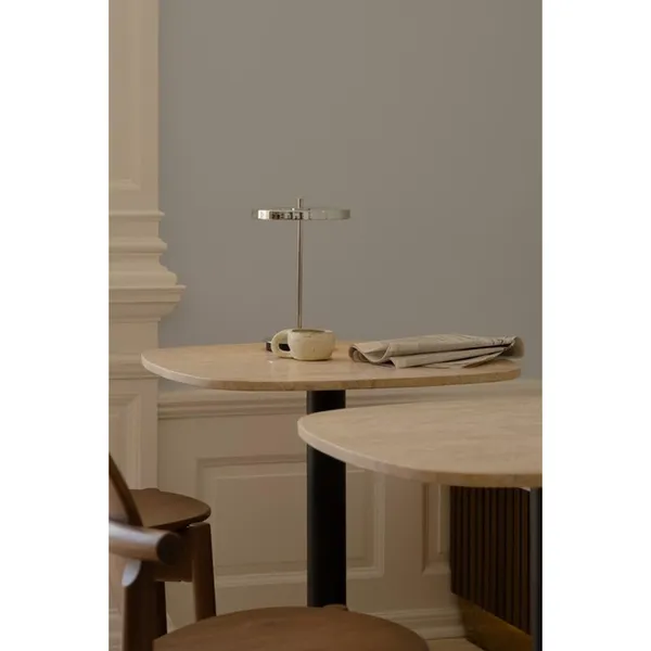 Gather Cafe Table Travertiini