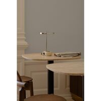 Gather Cafe Table Travertiini