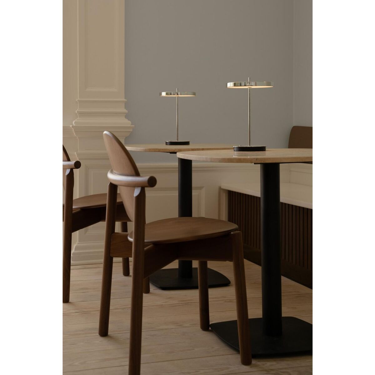 Gather Bar Table Travertine
