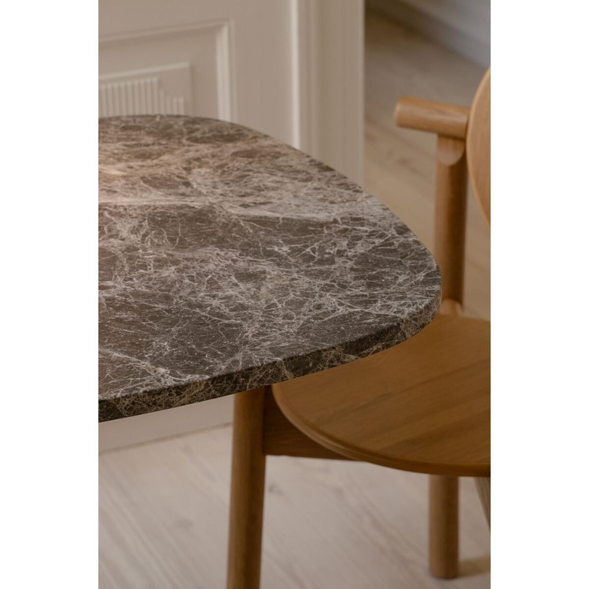 Gather Bar Table Travertine