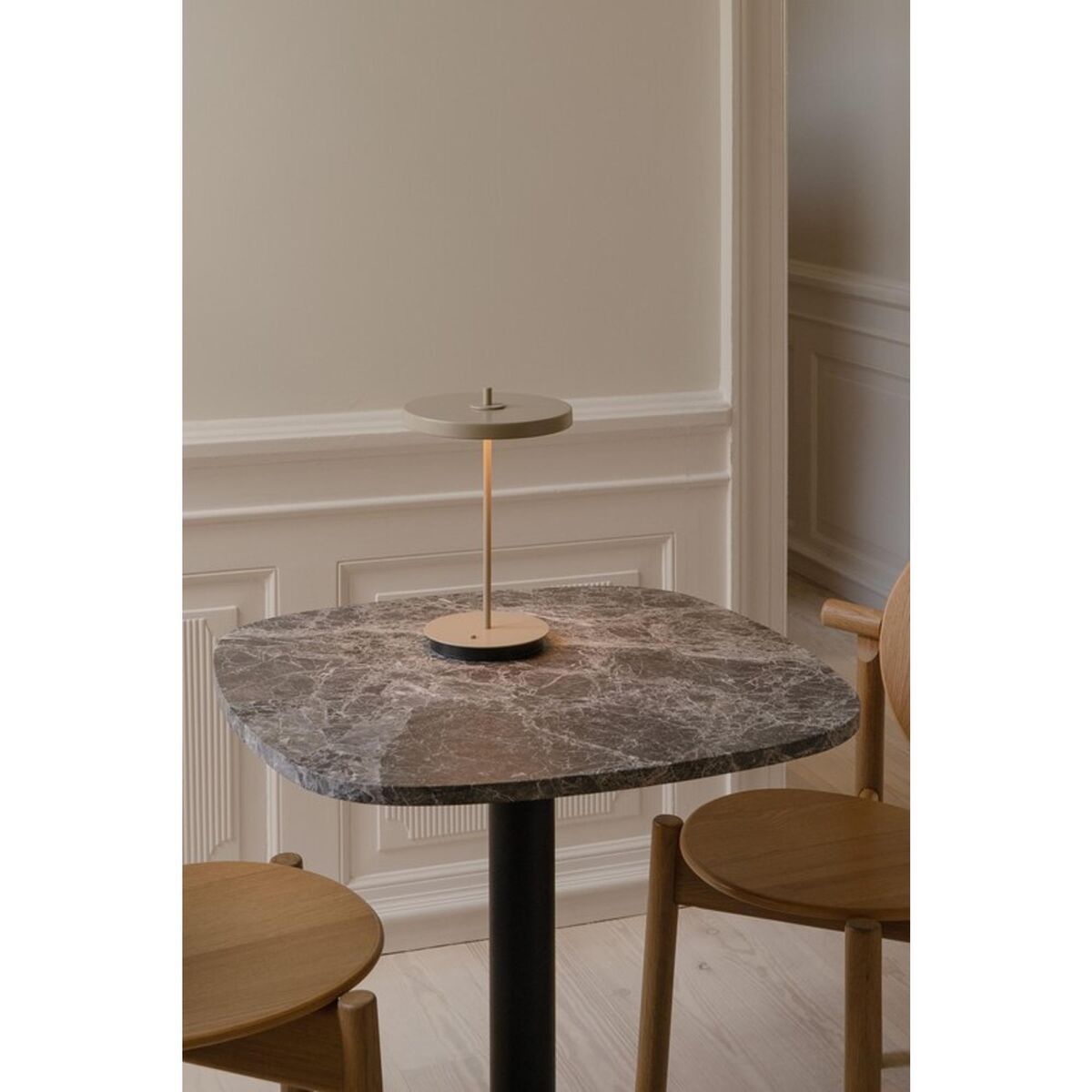 Gather Bar Table Travertine