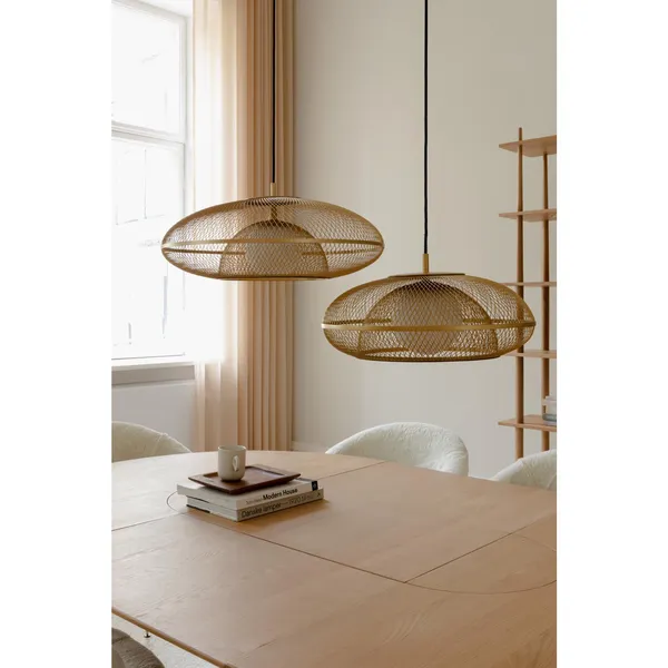Comfort Circle Smooth Spisebord med Forlengelse Eik/ Sort/stål