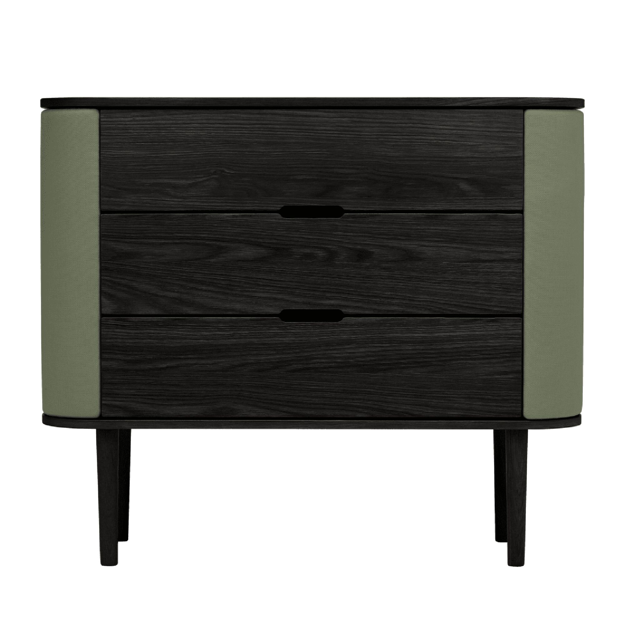 Treasures Kabinet Med 2 Døre Sort Eg/Morning Meadows