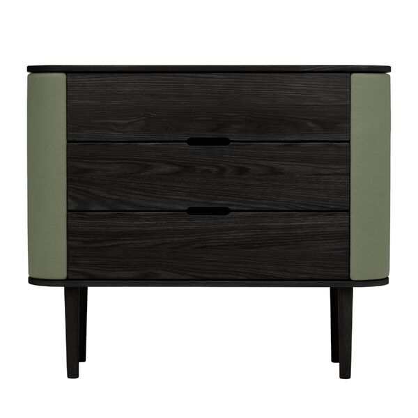 Treasures Kabinet Med 2 Døre Sort Eg/Morning Meadows