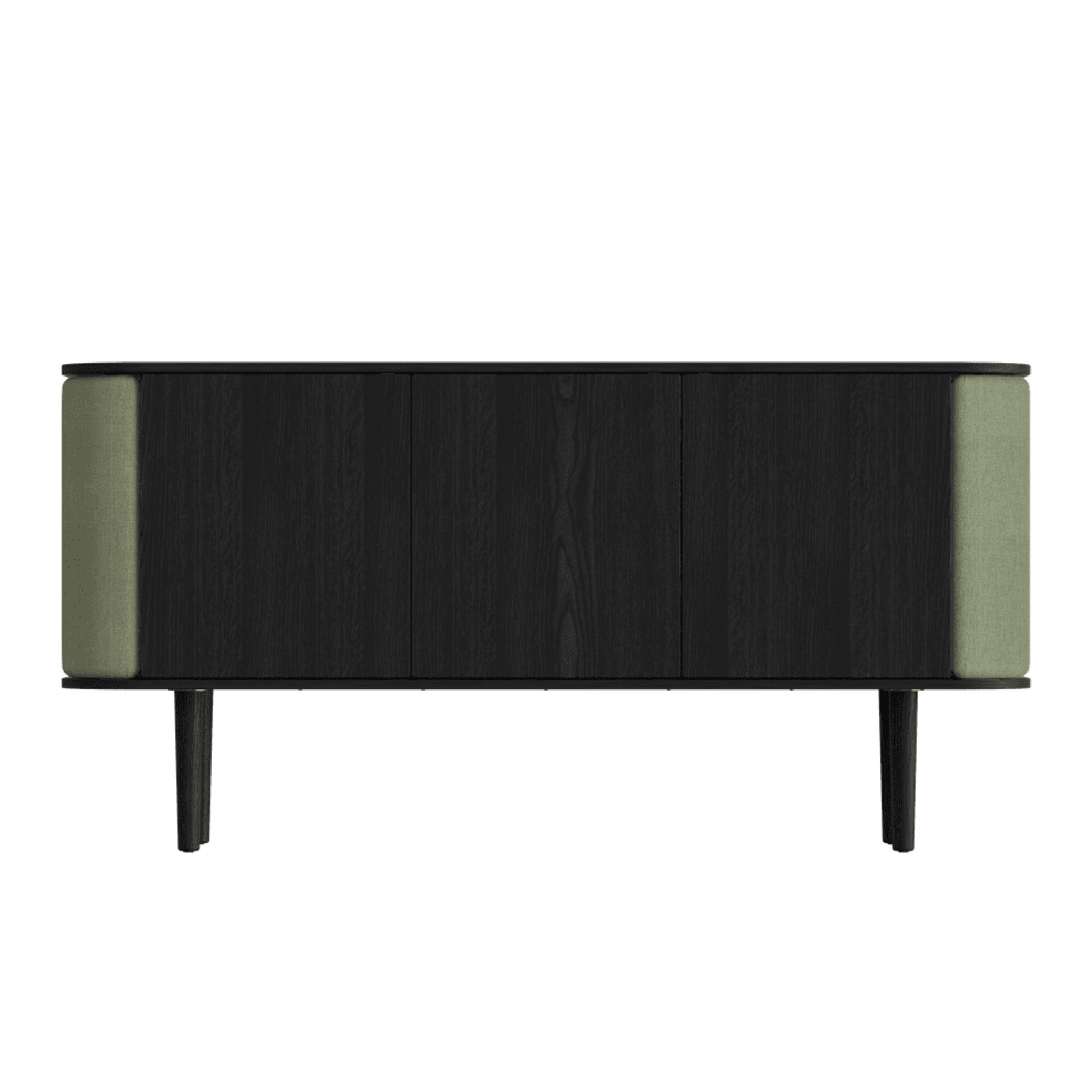 Treasures Kabinet Med 3 Dre Sort Eg/Morning Meadows