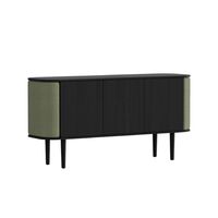 Treasures Kabinet Med 3 Døre Sort Eg/Morning Meadows