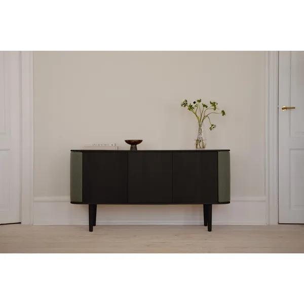 Treasures Kabinet Med 3 Døre Sort Eg/Morning Meadows
