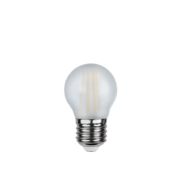 Lampadina A Filamento LED Globe Lighting E27 4W Satinato