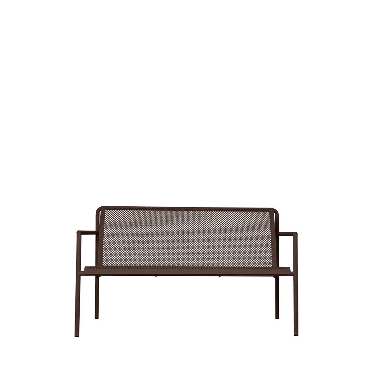 Dapple 2-Sitzer Outdoor-Loungesofa, Dunkle Schokolade