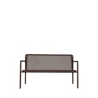 Dapple 2-Sitzer Outdoor-Loungesofa, Dunkle Schokolade