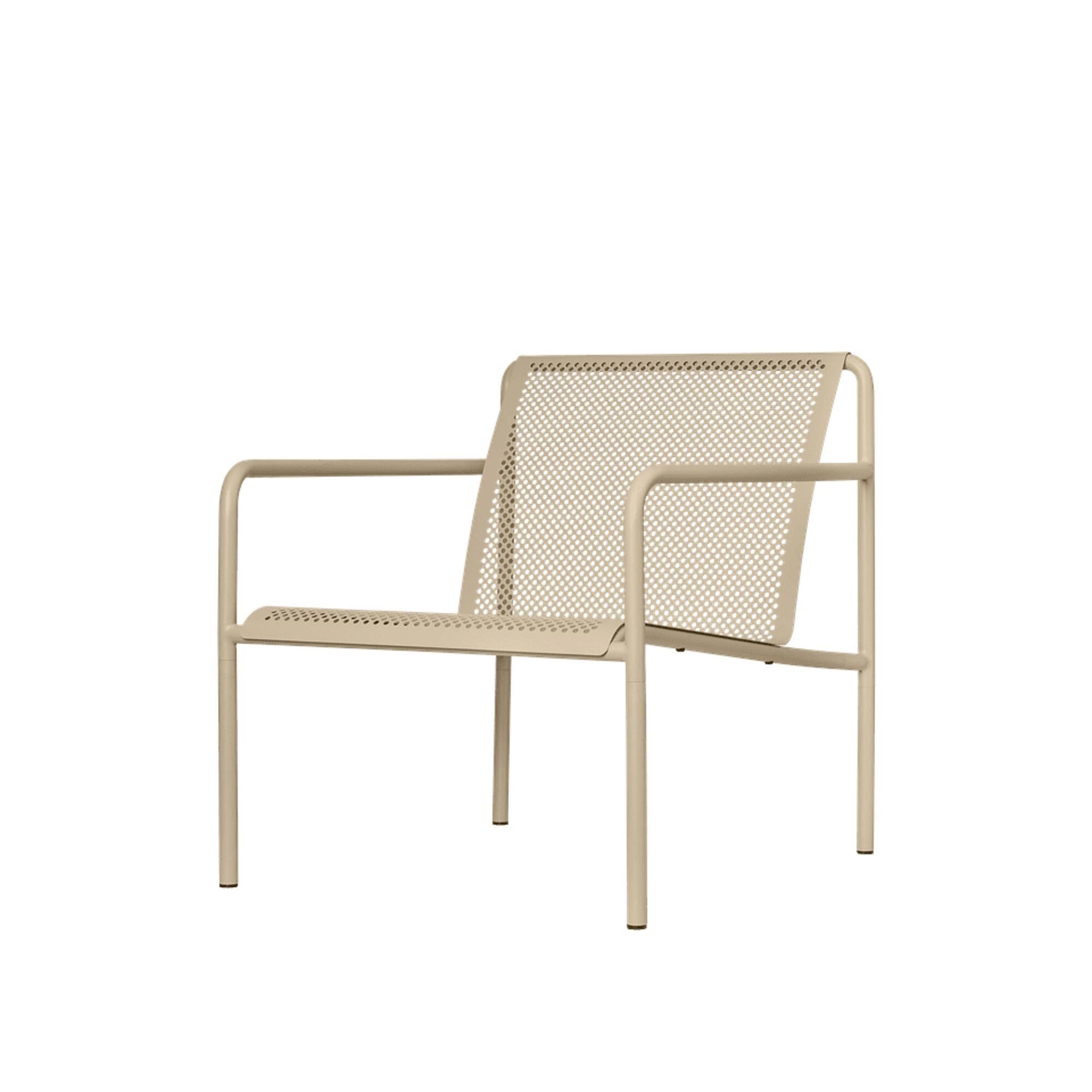 Fauteuil D'extérieur Dapple avec Accoudoirs en Cachemire