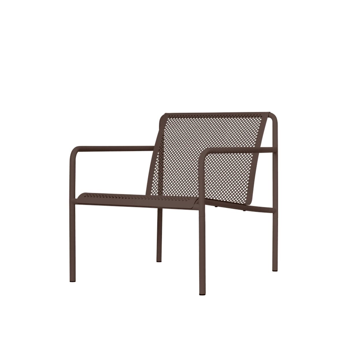 Dapple Outdoor Armchair With Armrests Dark Chocolate