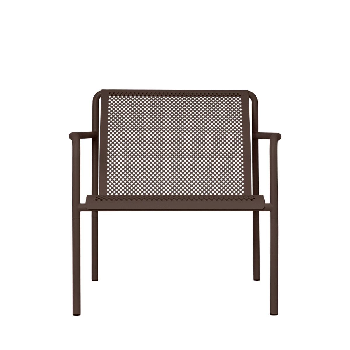 Dapple Outdoor Armchair With Armrests Dark Chocolate