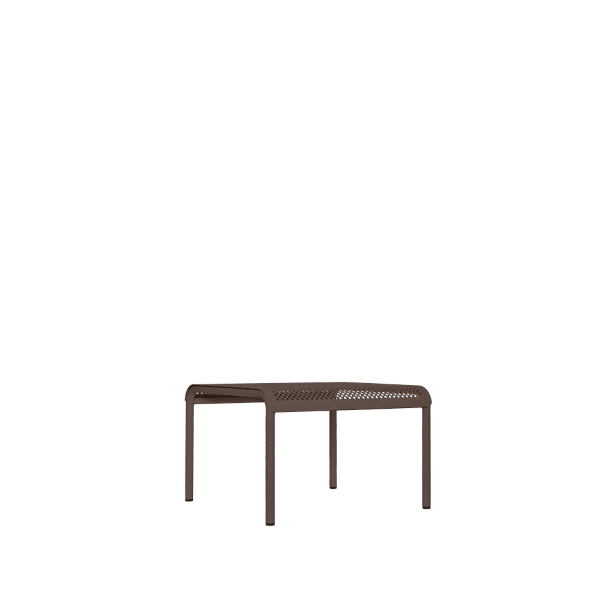 Table de Jardin Basse Dapple de , 57 x 57 Cm, Chocolat Noir