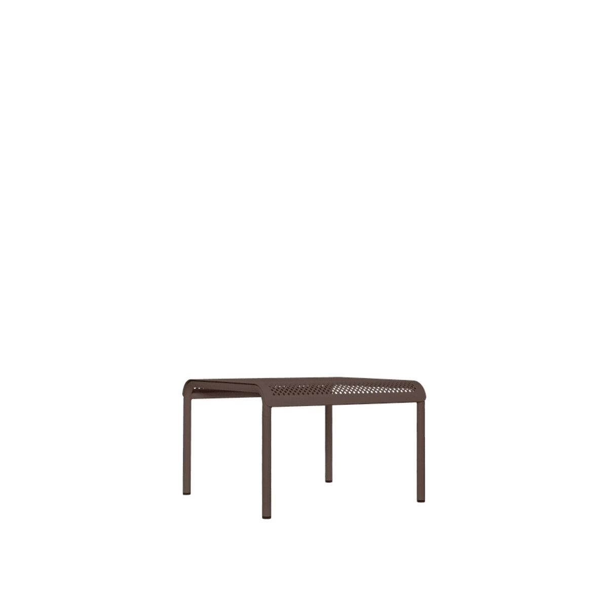 Table de Jardin Basse Dapple de , 57 x 57 Cm, Chocolat Noir