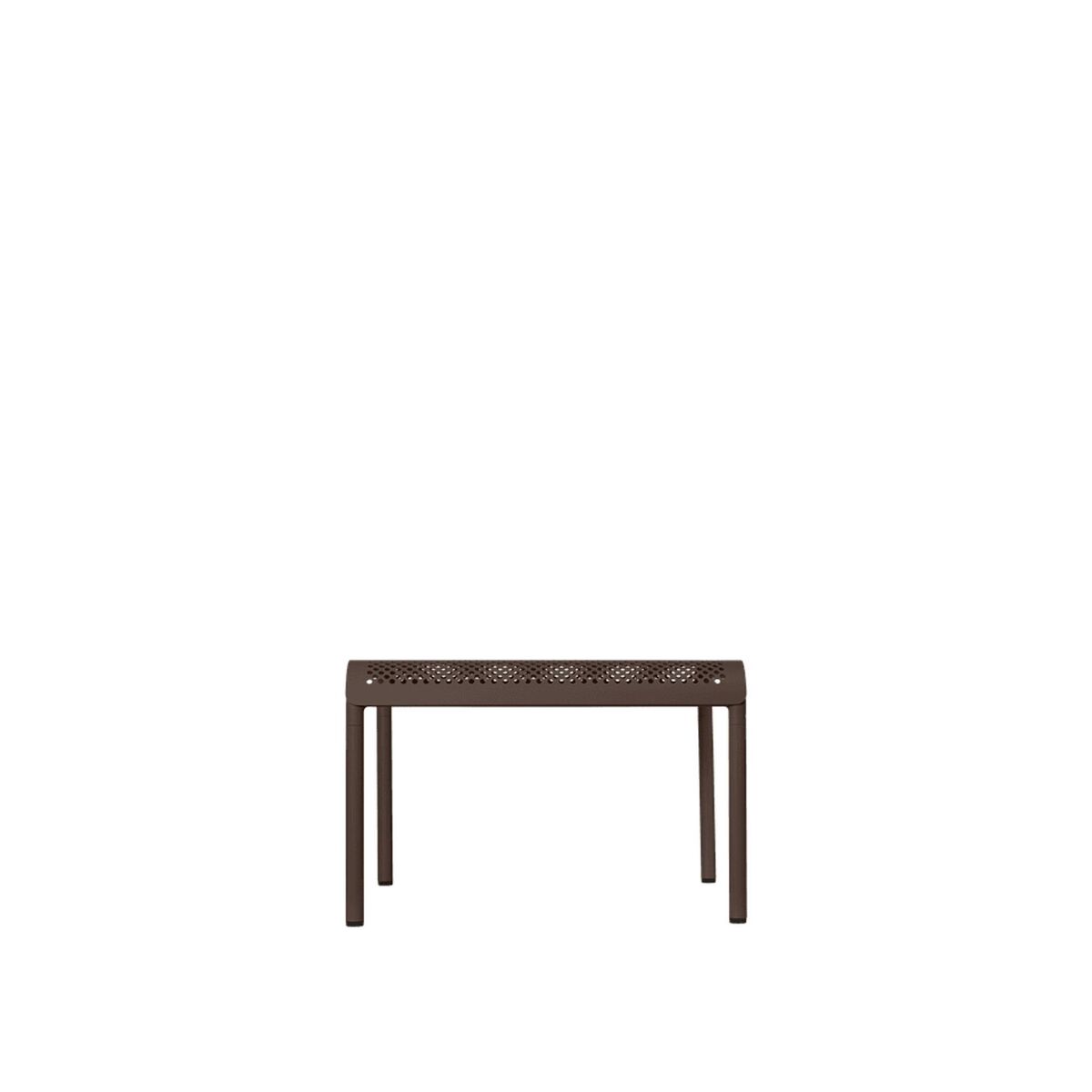 Table de Jardin Basse Dapple de , 57 x 57 Cm, Chocolat Noir