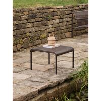 Table de Jardin Basse Dapple de , 57 x 57 Cm, Chocolat Noir