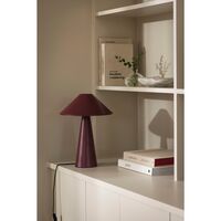 Cannes Tischlampe Burgunder
