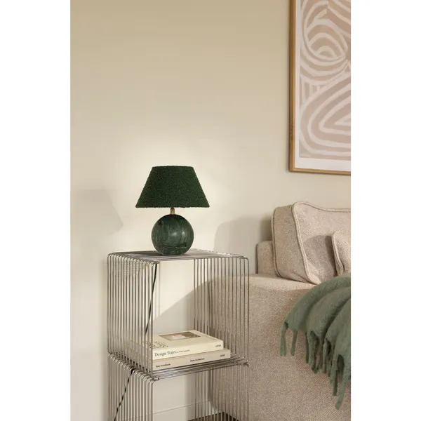 Castello Table Lamp 24 Dark Green Marble