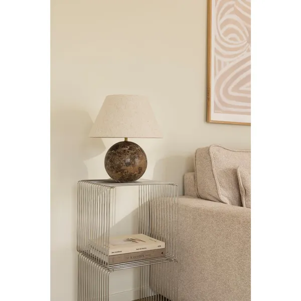 Castello Table Lamp 35 Brown Marble