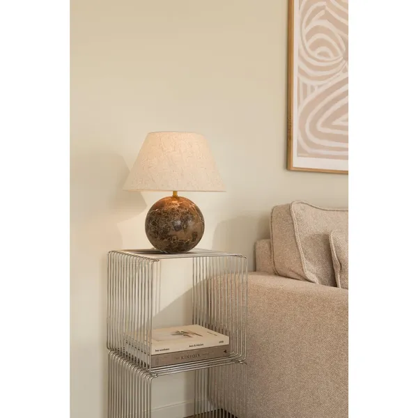 Castello Table Lamp 35 Brown Marble