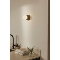 Torrano Wall/ Ceiling Light 13 Dark Green Marble