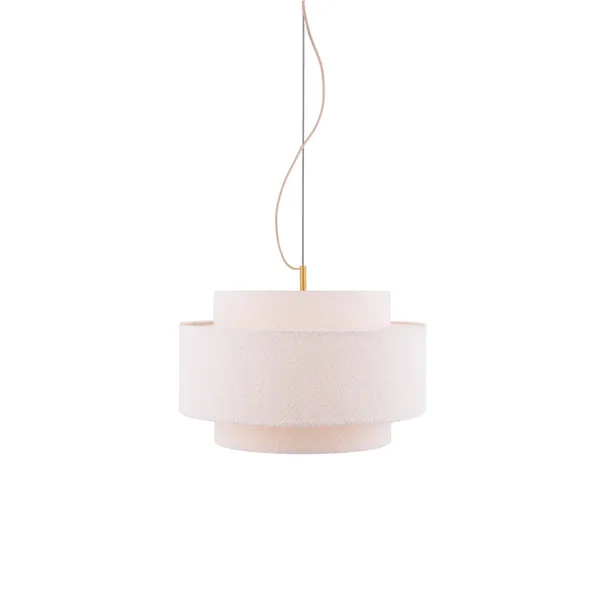 Noah Hanglamp 50 Bouclé Wit