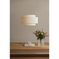 Noah Hanglamp 50 Bouclé Wit