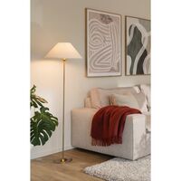 Iris Lampenkap 45 Crème Wit