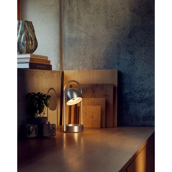 Ball Portable Table Lamp Sand Grey