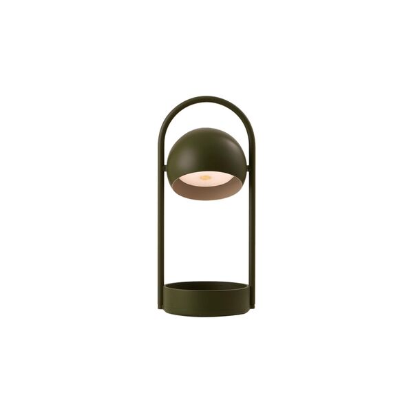 Ball Portable Table Lamp Olive Green