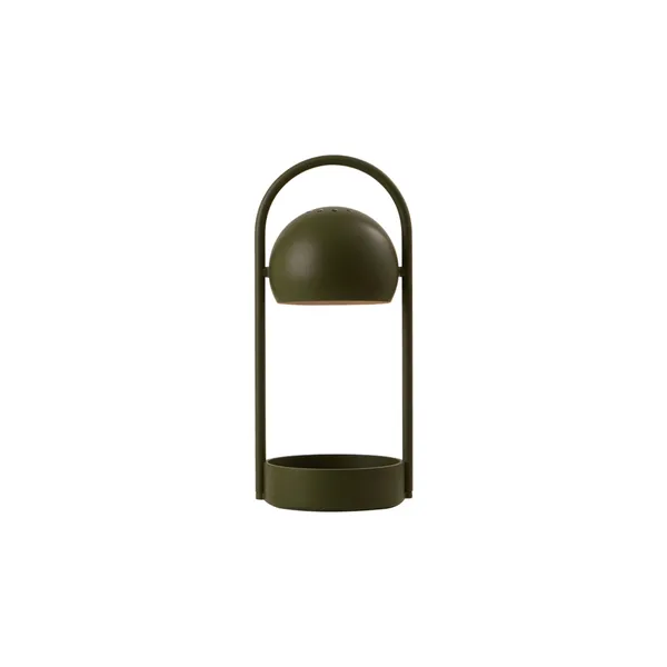 Ball Portable Table Lamp Olive Green