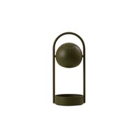 Ball Portable Table Lamp Olive Green