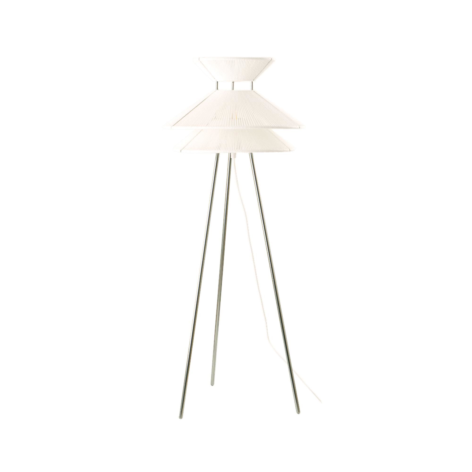 Kiku Lampadaire Blanc