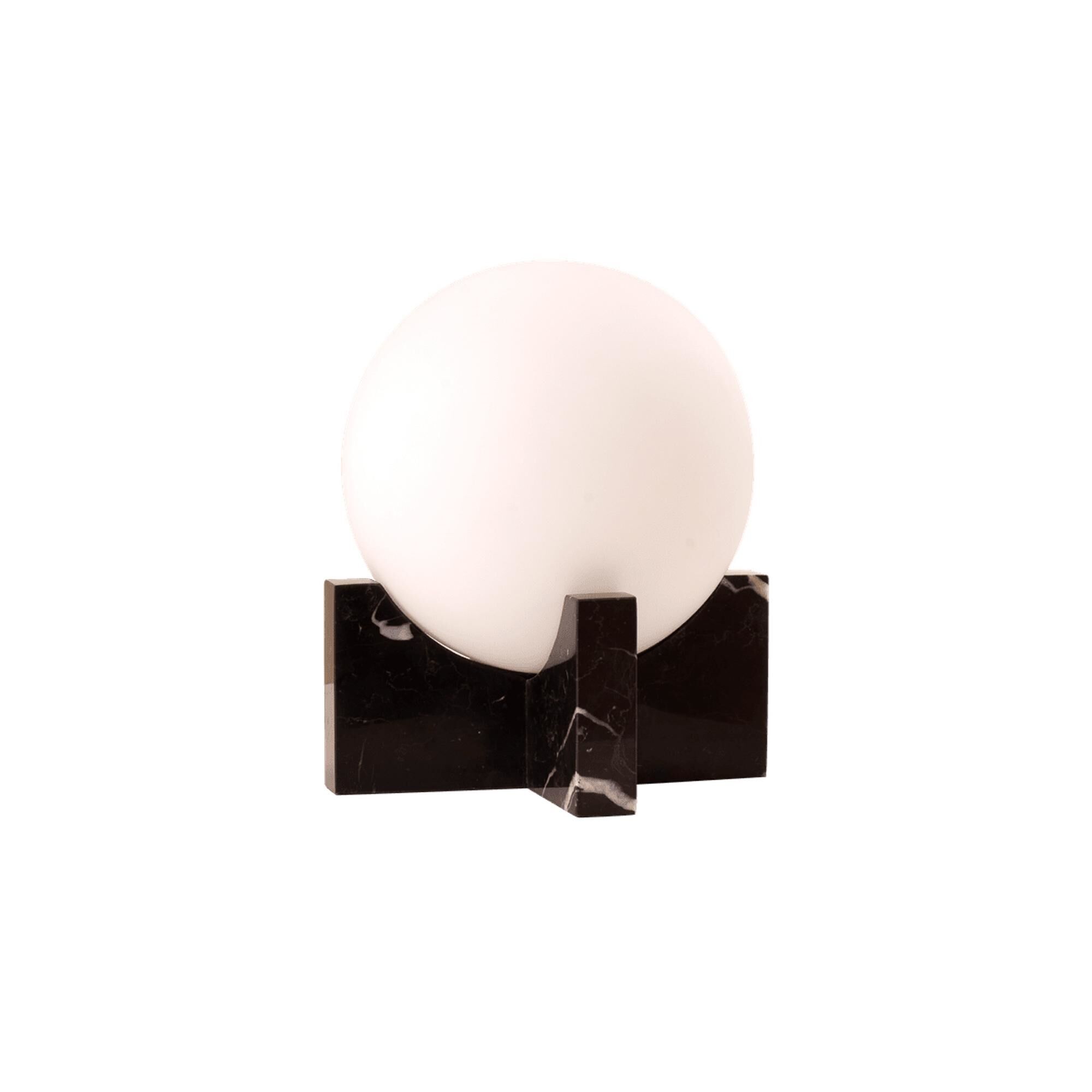 Hito V&auml;gg-/Bordlampa Svart/ Vit
