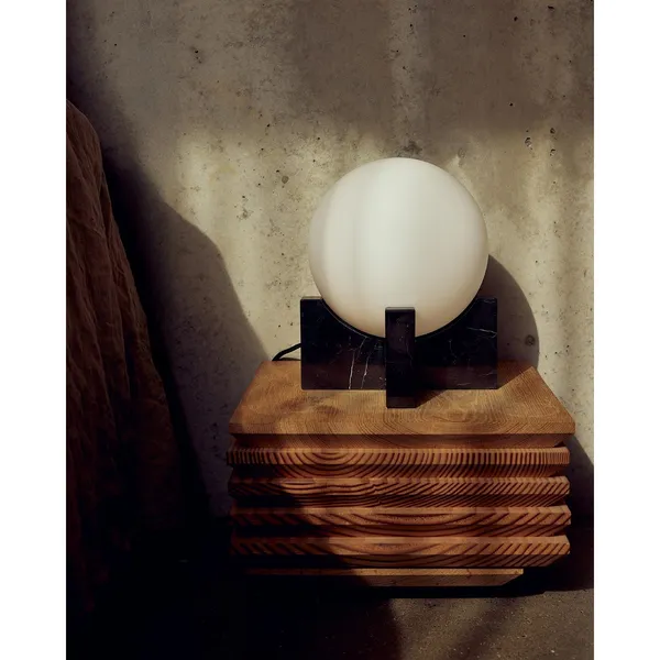 Hito Væg/BordLampe Sort/Hvid
