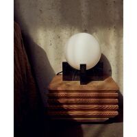 Hito Væg/BordLampe Sort/Hvid