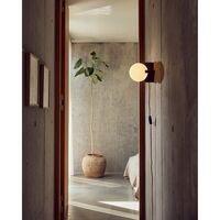 Hito Væg/BordLampe Sort/Hvid