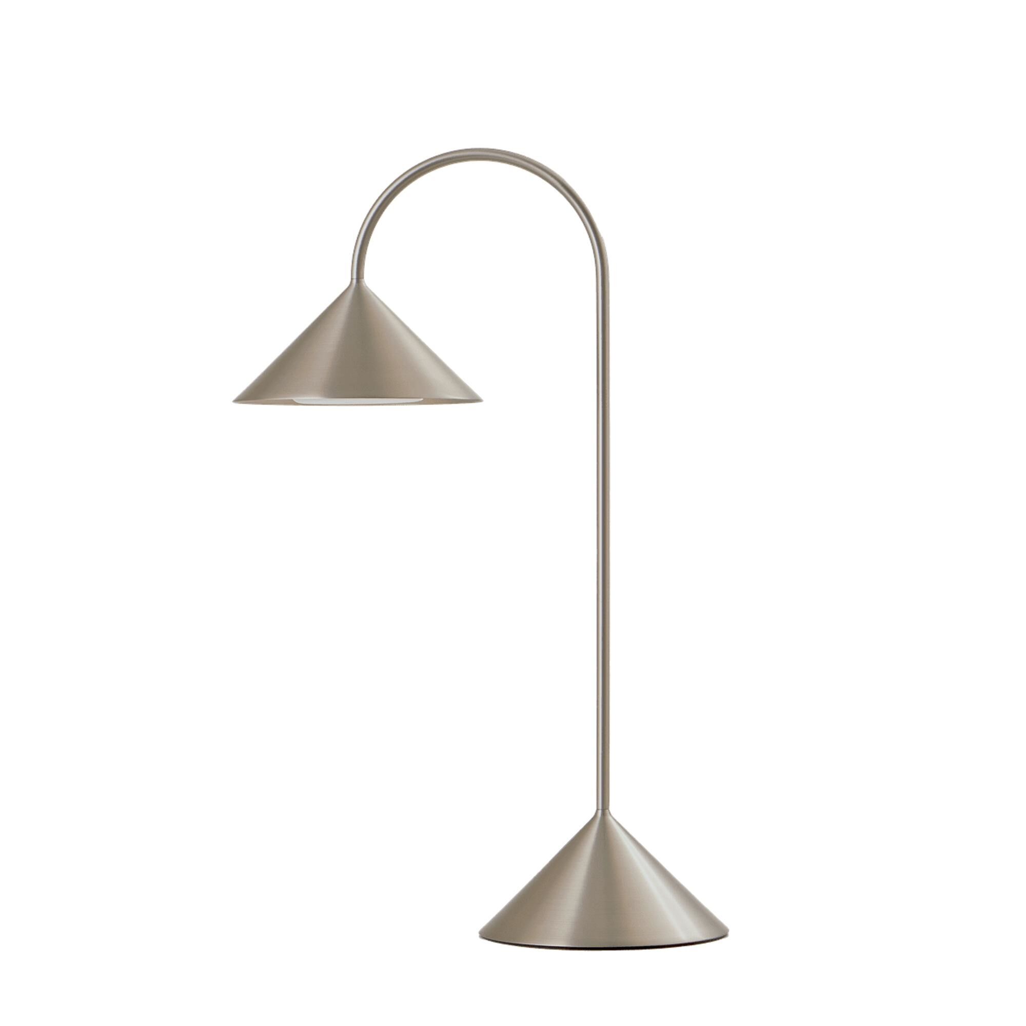 Grasp Bærbar Lampe H47 Børstet Rustfritt Stål
