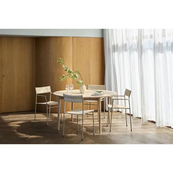 Expand Circular Dining Table Ø140 Smoked Oak