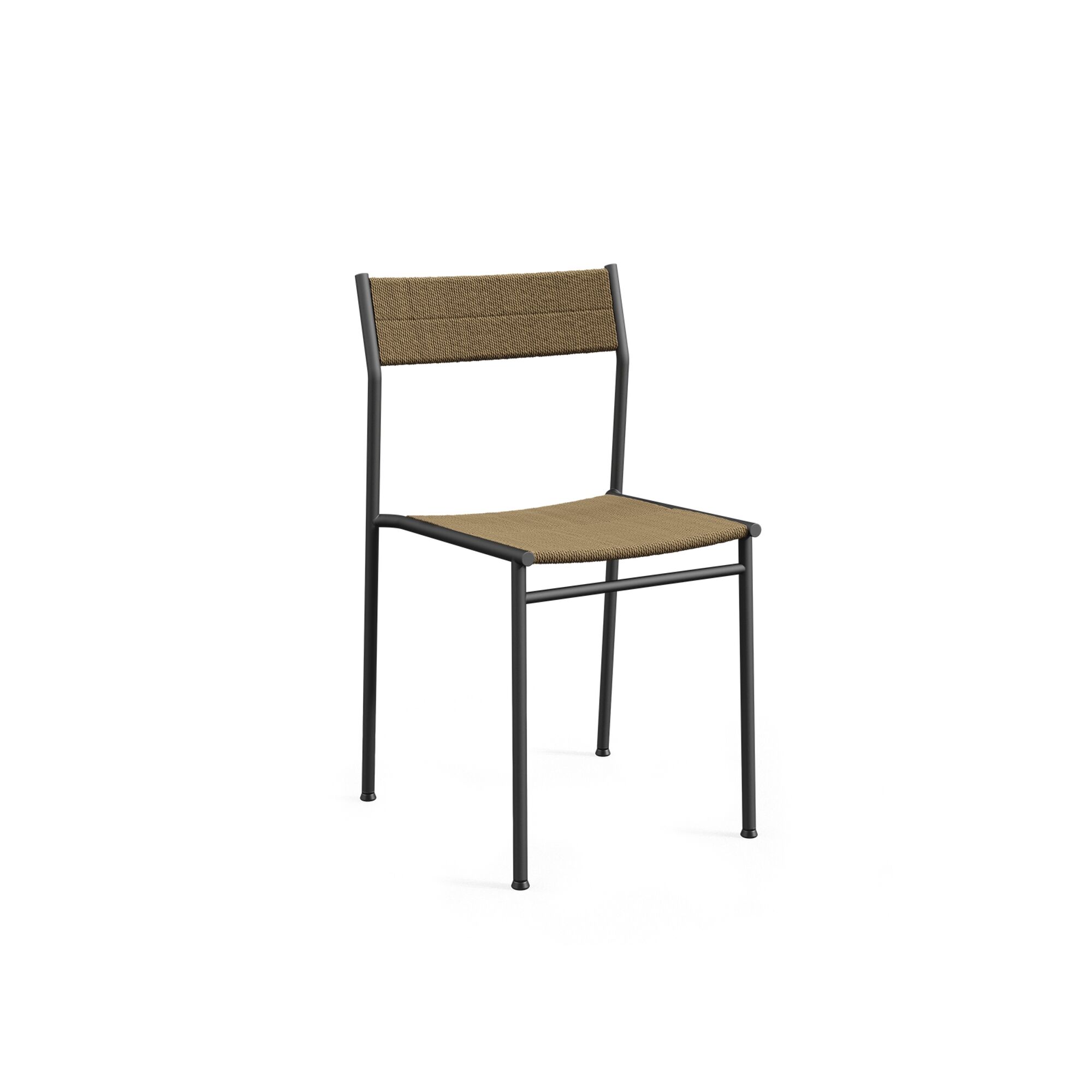 Vev Spisebordsstol Sort/Brown Rope