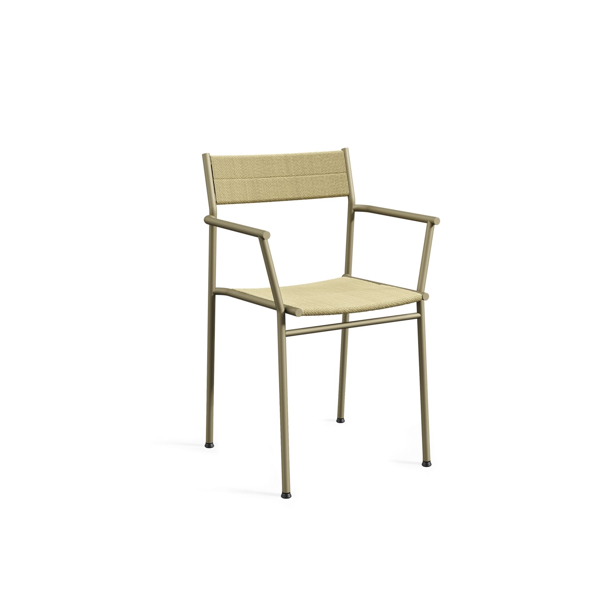 Weave Spisestol med Armlener Beige/naturfarget