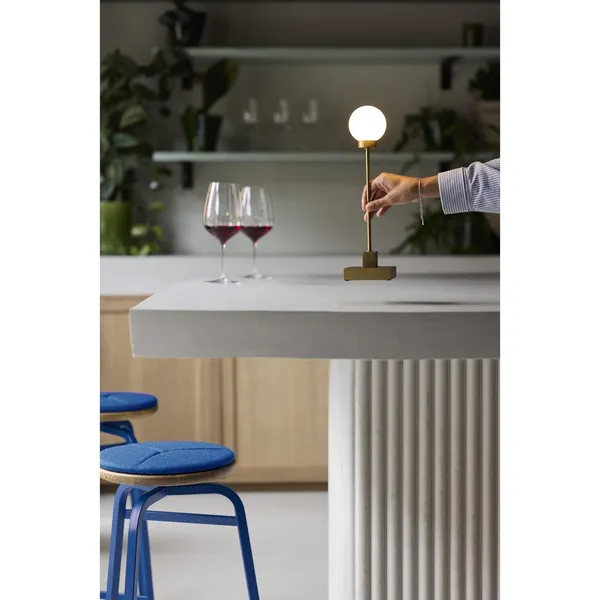 Snowball Portable Lamp Brass