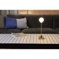 Snowball Transportabel Lampe Messing