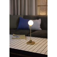Snowball Transportabel Lampe Messing