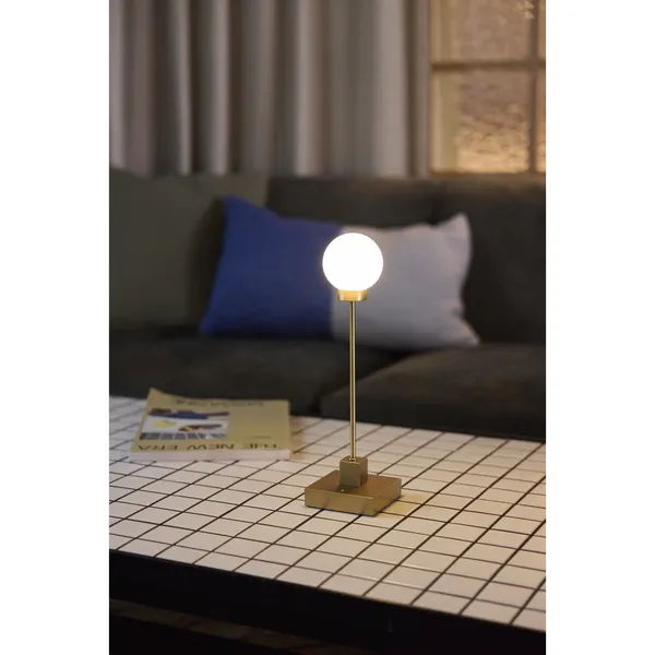 Snowball Portable Lamp Brass