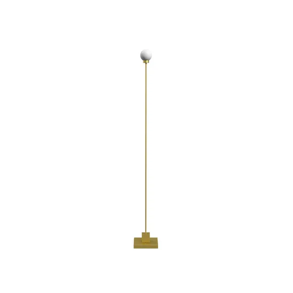 Snowball Portable Floor Lamp Brass