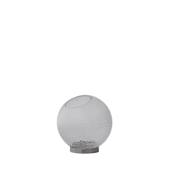 GLOBE BUBBLES Vaas Ø17 Helder/ Zilver