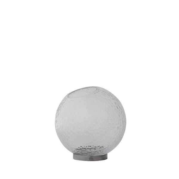 Wazon GLOBE BUBBLES Ø21 Przezroczysty/ Srebrny
