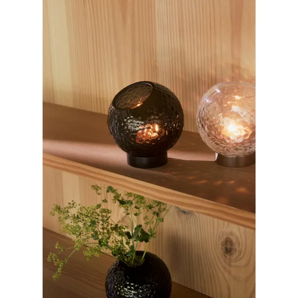 GLOBE BUBBLES Tealight Holder Ø10 Clear